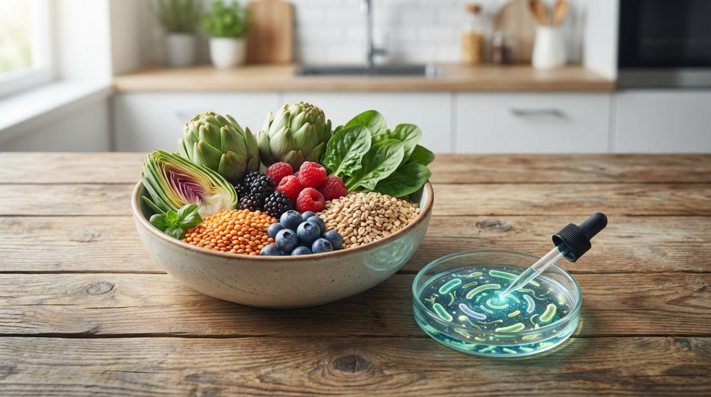 Gut Microbiome Responses to High Fiber Diets